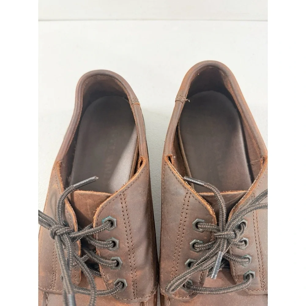 Vintage Eastland Falmouth Oxford Boat Shoes Mens 11.5 D Brown Leather Casual‎